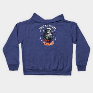 Save MY Planet Astro Cat Kids Hoodie